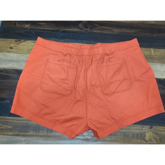 Old Navy High-Waisted OGC Chino Shorts Bronzed Amber Casual Comfy Plus Size 3X - Picture 4 of 9